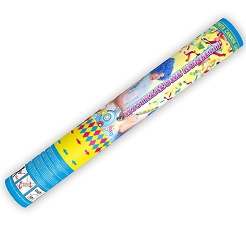 Vystřelovací konfety v tubě - barevné pásky