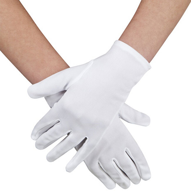 Bílé rukavice