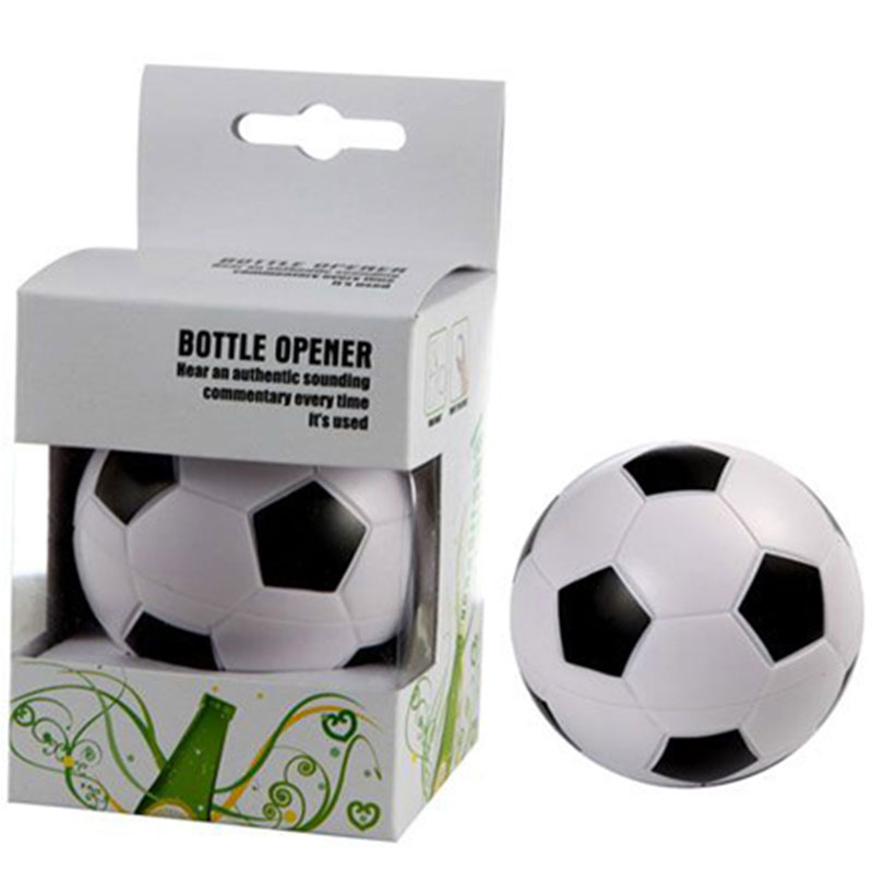 Akustický otvírák ve tvaru fotbalového míče