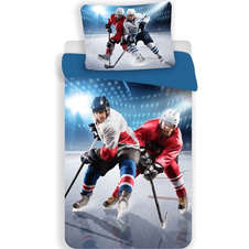 3D povlečení lední hokej micro 140x200 a 70x90 cm