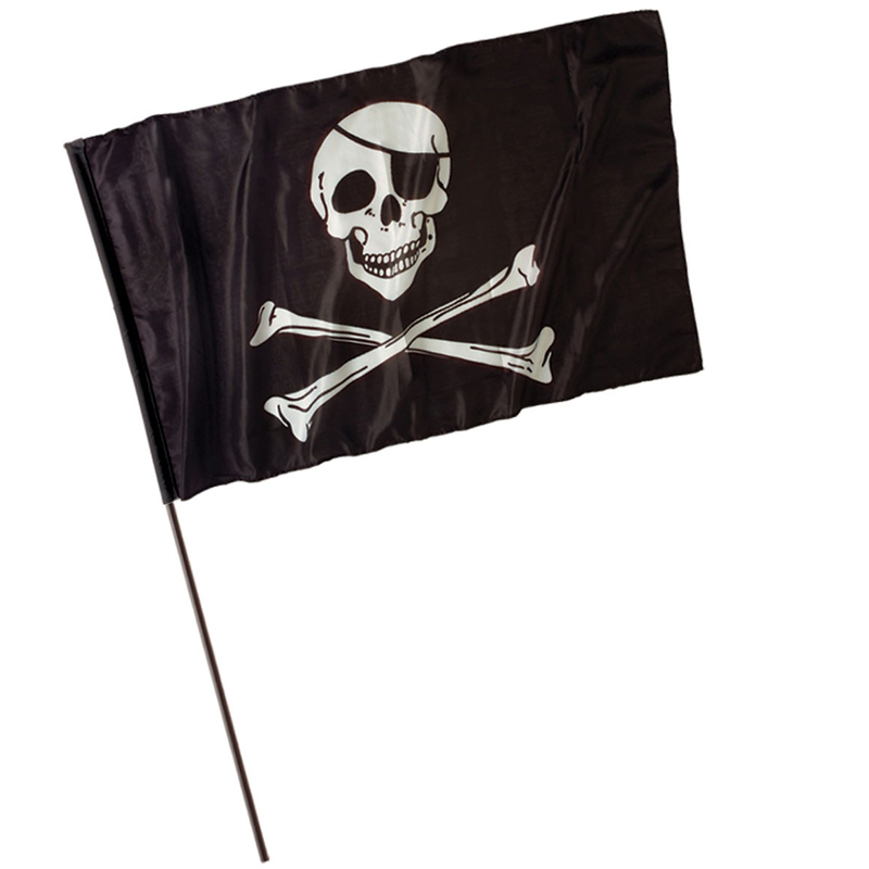 Pirátská vlajka - 120 x 70 cm