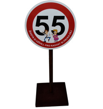 Dopravní značka - 55 - Života si užívej, pro radost si prcka dej