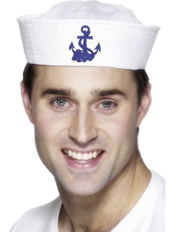 Čepice námořnická - Plavčík s modrou kotvou