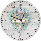 Dřevěné hodiny pro milovníky Provence – Levandule