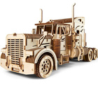 3D dřevěné mechanické puzzle - Tahač Heavy Boy