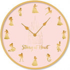 Nástěnné hodiny Disney Princess Stronger at Heart
