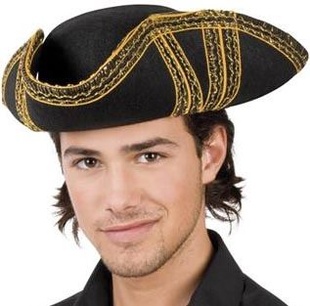 Klobouk mužský třírohý historický