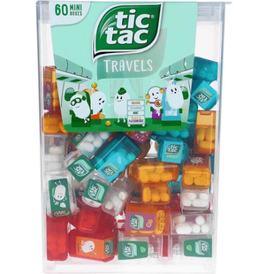 Mega balení Tic Tac Travels 60 mini boxes