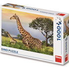 Puzzle 1000 - Žirafí rodina