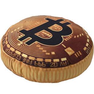 3D polštář - Bitcoin