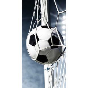 Osuška 70 x 140 cm - fotbalový míč v síti