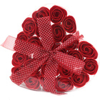 Sada 24 mýdlových květů - Červené růže
