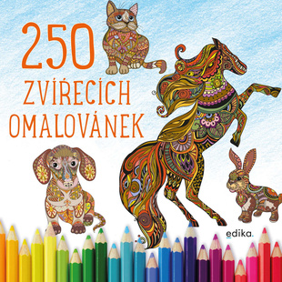 250 zvířecích omalovánek