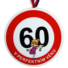 Medaile k 60. narozeninám pro ženu