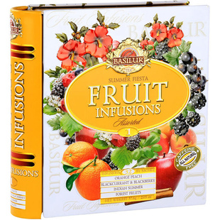 Ovocné čaje v dárkové knize BASILUR Fruit Infusions