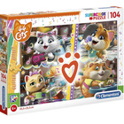 Dětské puzzle - 44 Cats 104 dílků