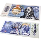 Čokoládová bankovka 200 000 korun československých