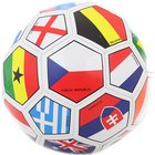 Fotbalový míč s obrázky vlajek