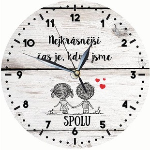 Dřevěné hodiny - Čas, kdy jsme spolu