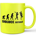 Hrnek fluo - Evoluce fotbalu