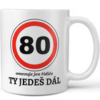 Hrnek se značkou - 80 omezuje jen řidiče