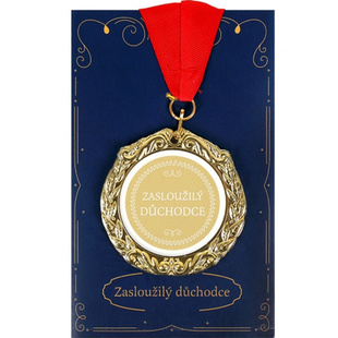 Medaile s přáním - Zasloužilý důchodce