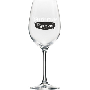 Mega sklenice na víno - Šetřím vodu