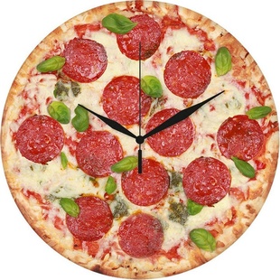Nástěnné hodiny - Pizza