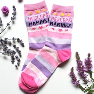 Veselé ponožky - Nejlepší maminka