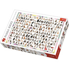 Puzzle 1000 dílků - 208 koček