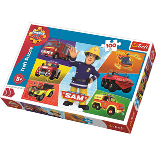 Dětské puzzle 100 dílků - Požárník Sam