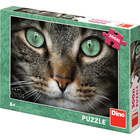 Puzzle XL 300 dílků - Zelenooká kočka