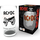 Sklenice s logem kapely AC/DC
