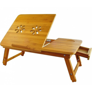 Dřevěný stolek na notebook do postele