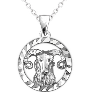 Stříbrný náhrdelník Minet Zodiac znamení BERAN
