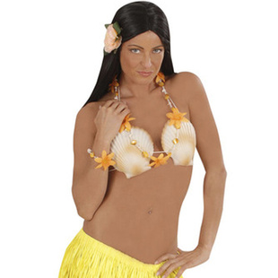 Tropic set oranžový - Havaj náhrdelník a náramek