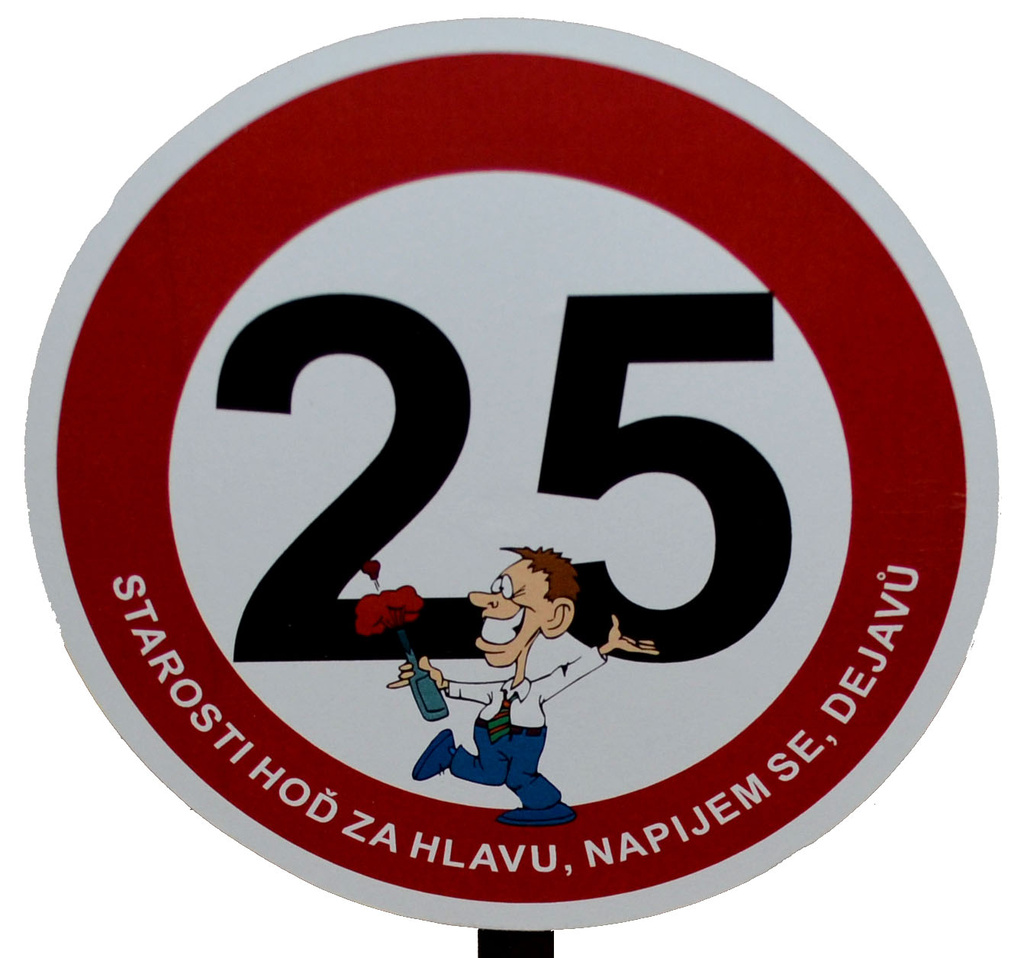 Dopravni Znacka K 25 Narozeninam