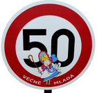 Dopravní značka - 50 - Věčně mladá