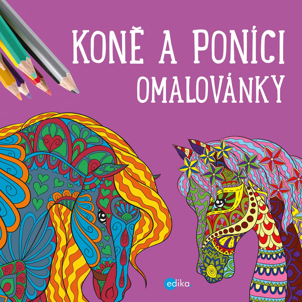 Koně a poníci - omalovánky
