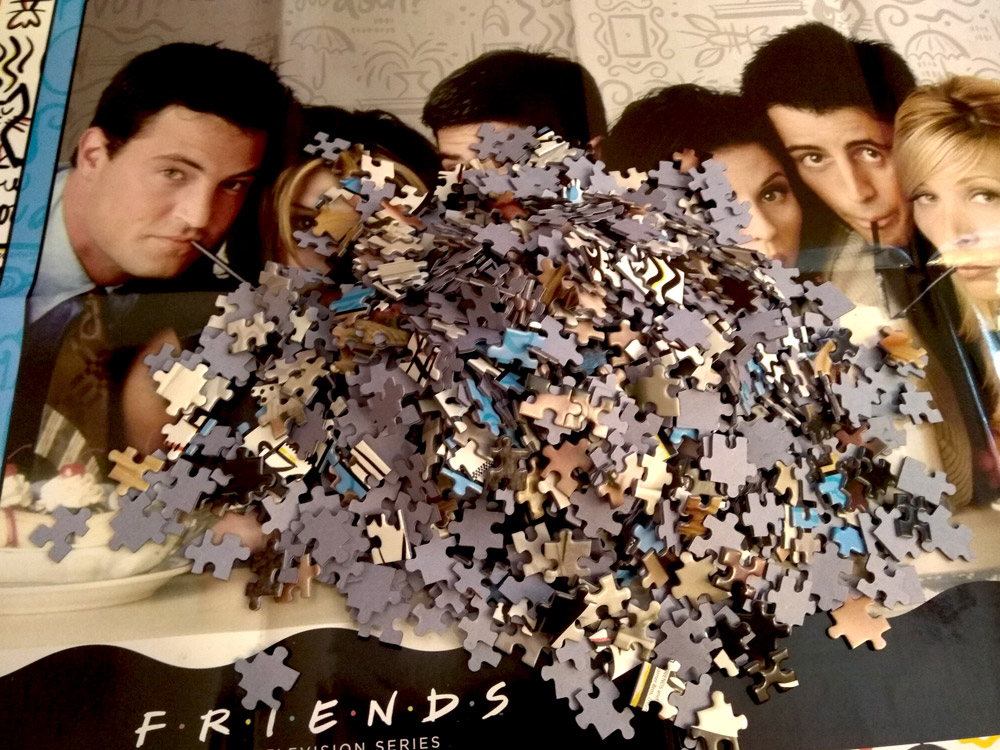 Puzzle Friends Přátelé 1000 dílků - Milkshake