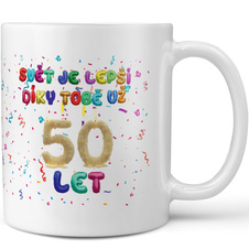 Hrnek - Svět je lepší díky tobě už 50 let