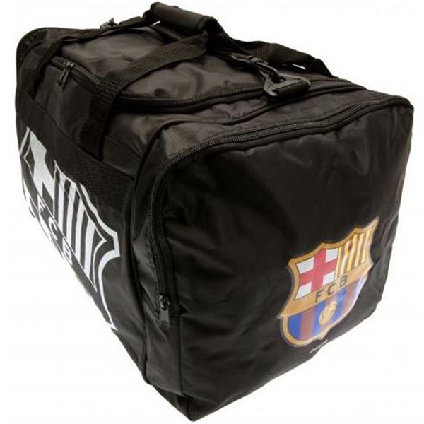 Sportovní taška FC Barcelona - černá se znakem