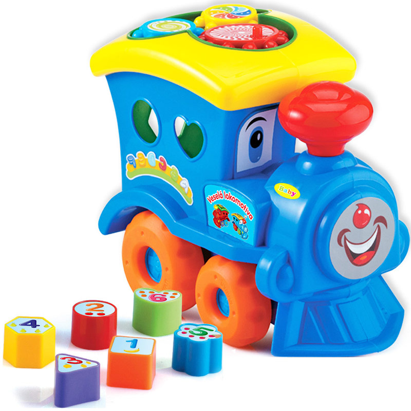 Lokomotiva vkládačka pro nejmenší