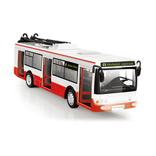 Trolejbus - česky hlásí zastávky