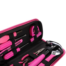 Sada nářadí v růžovém provedení - Home pink 20