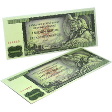 Milionová bankovka s mléčnou čokoládou