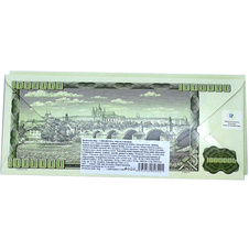 Milionová bankovka s mléčnou čokoládou