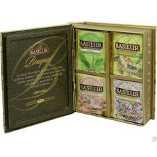Kolekce zelených čajů Basilur v knížce