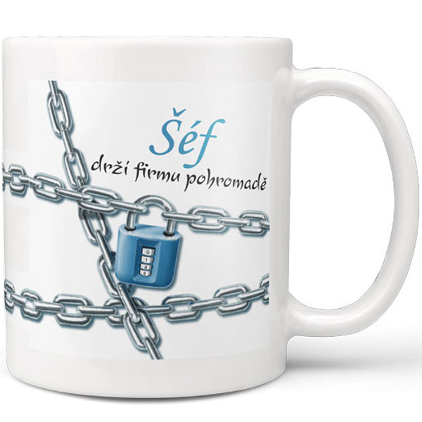 Hrnek - Šéf drží firmu pohromadě