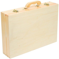 Kufřík s dřevěným nářadím Deluxe